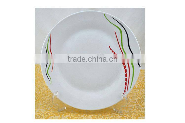 2015 new ceramic pizza plate, wholesale ceramic plates, cheap white porcelain plate