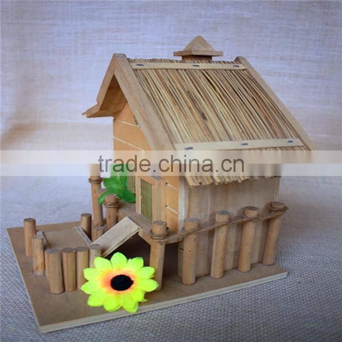 Magnetic building shapes toy wood Villa model shape sorter toy crazy toys for kids