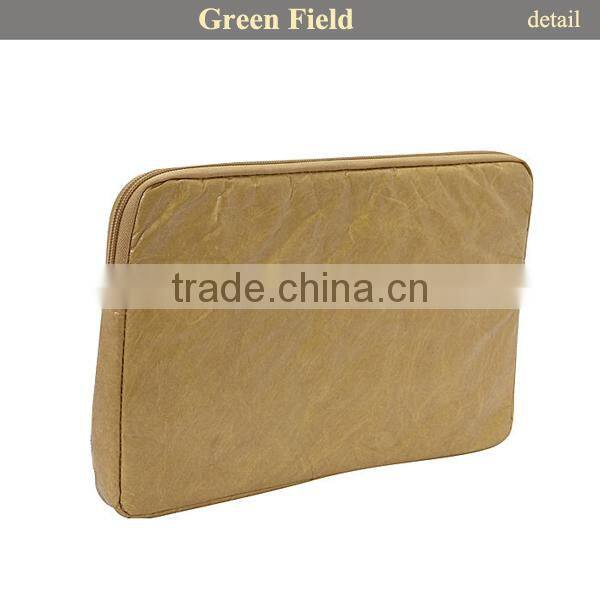 Washable paper laptop bag,brown washable paper laptop bag
