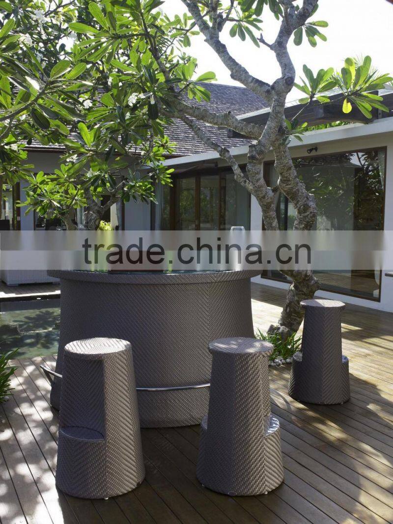 2017 Trade Assurance semi-circle used garden and patio bar furniture