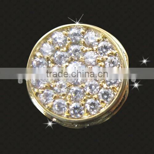 Diamond shiny home button for iPad, luxury gold plated accessories for iPad