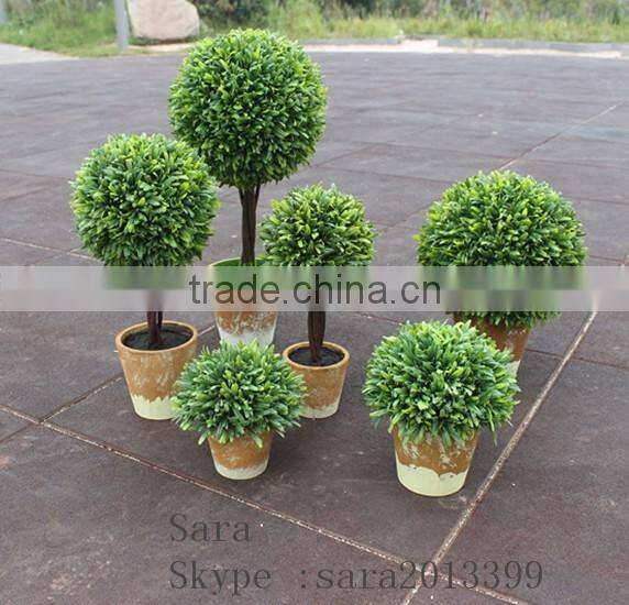 SJ1300120 Customization plastic boxwood spiral tree/decorative topiary tree