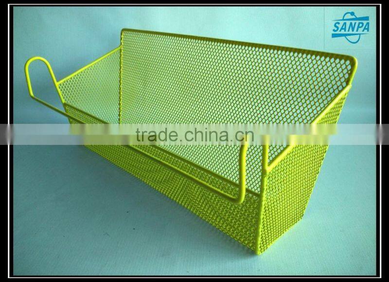 2016 Hot Stackable Hanging Storage Racks Wire Mesh Basket