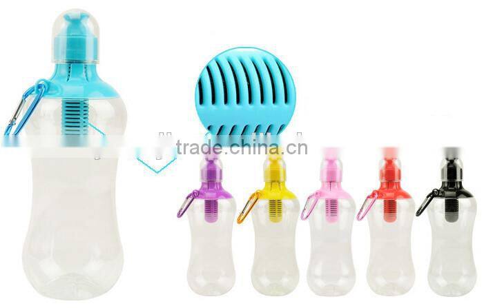 Supply fashion creative Mountaineering buckle large filtering water bottle / cup