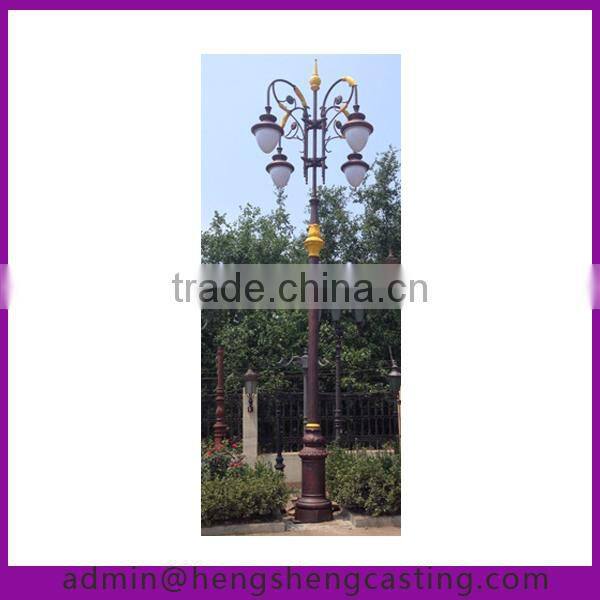 CE certificate die cast aluminum outdoor garden lighting lamp post