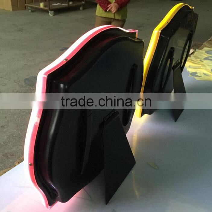 Custom made full color round and square lighting bar sign