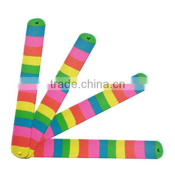 high quality colorful slap band for ptomotion