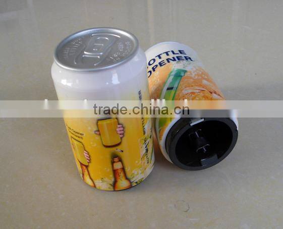 New design plastic can shape automatic bottle opener