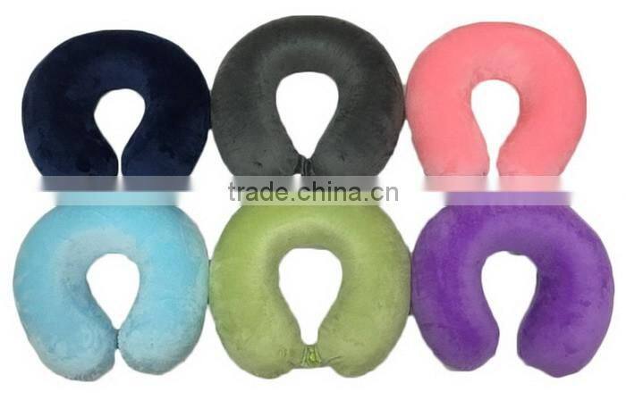 Memory Foam Neck Pillow Use as a Travel Pillow Work Pillow Stress Reducer Neck Aligner