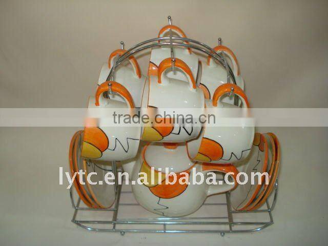 porcelain coffee cup set