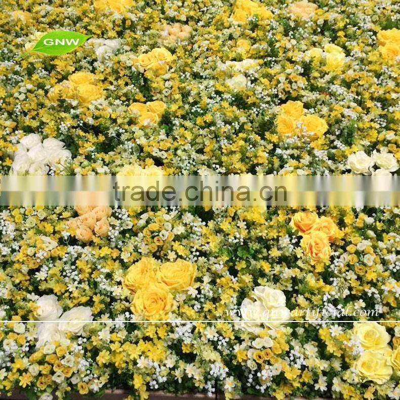 GNW FLW1603001-B Rose And Babysbreath Backdrop Design Sample For Wedding And Party