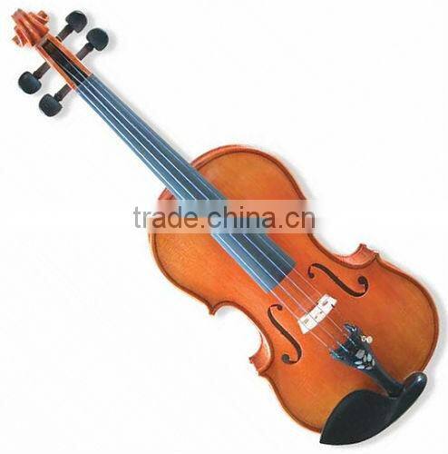 Handmade flame maple violin middle grade