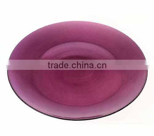 High quality transparent glass fruit plate