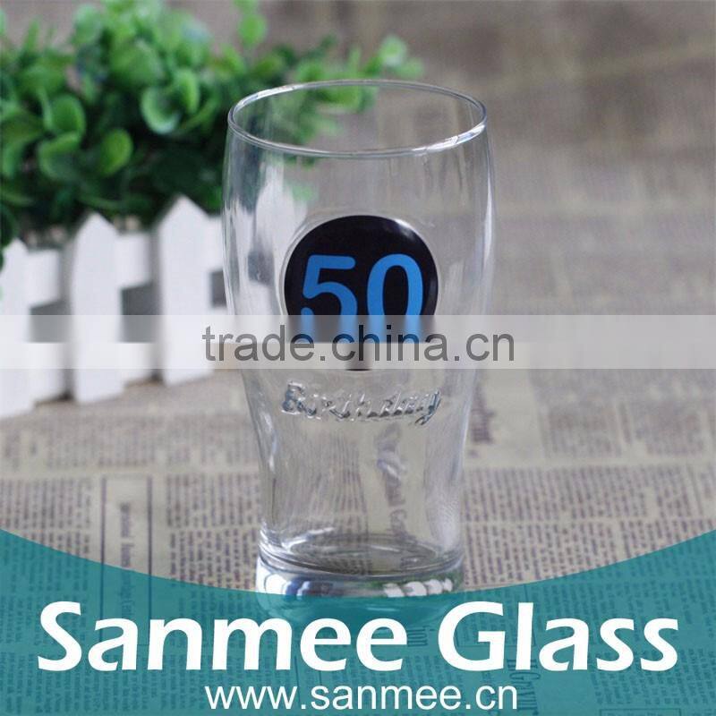 Manufacture Creative Glass Suction Drinking Glass Cup