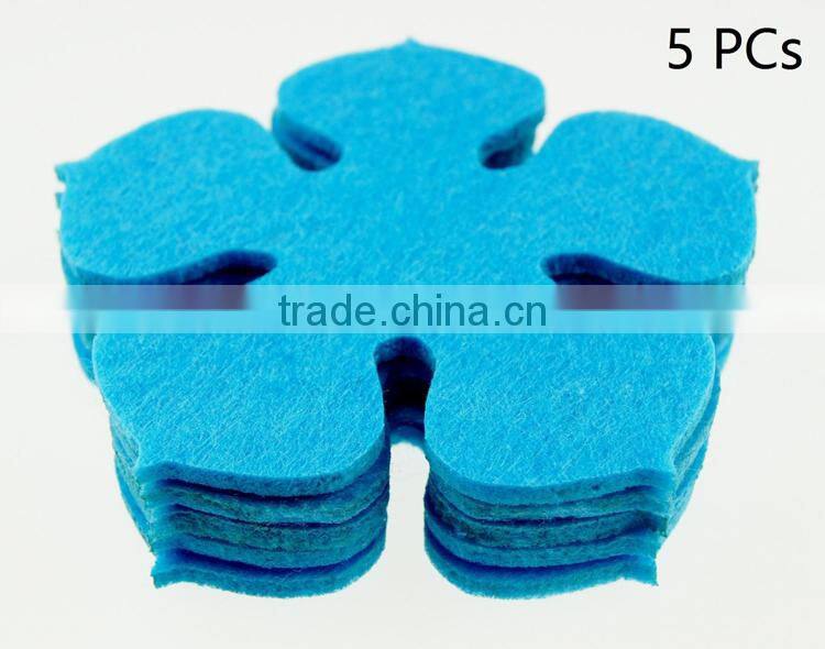 laser processed felt coaster