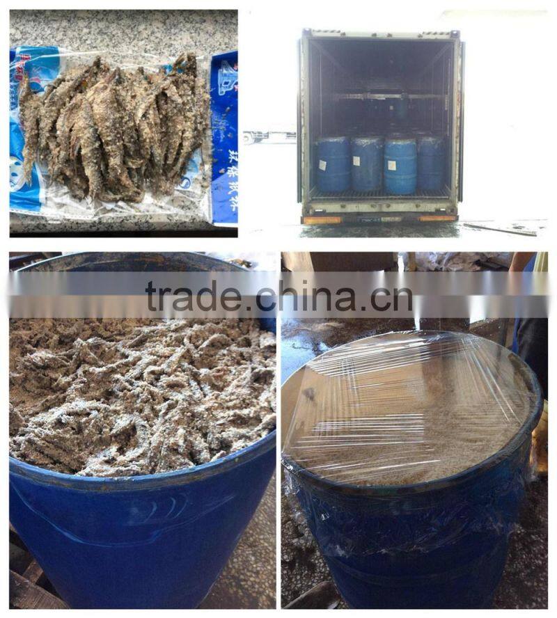 salted anchovy in barrel