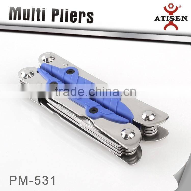 2016 Popular Colorful Stainless steel Outdoor Multi Tool