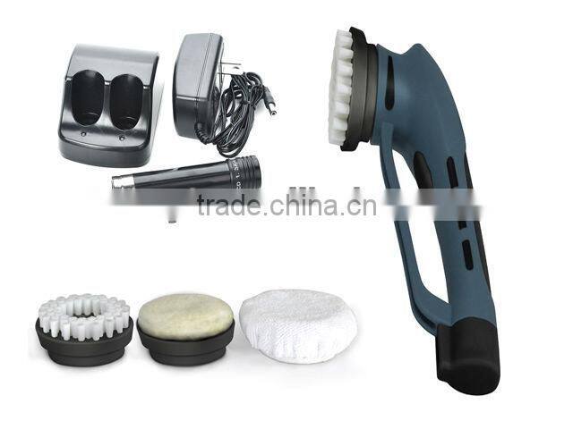 Electric leather care set, leather clean and polish, leather wax