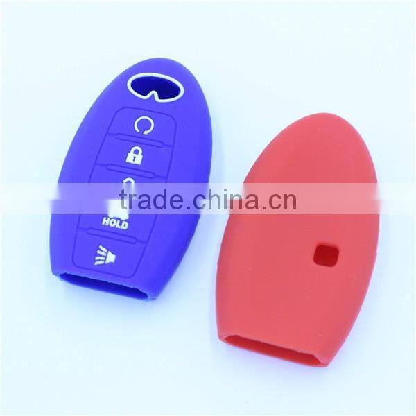 Shenzhen Factory supply silicone key cover for infiniti 5 buttons