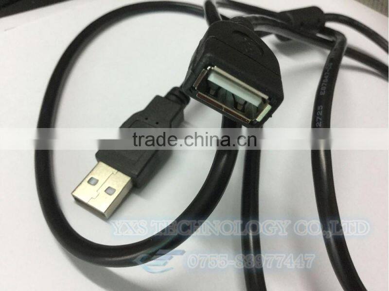 USB 2.0 Cable/USB Extension Line Over 1 Meter/USB Male to Female Copper Core Cable