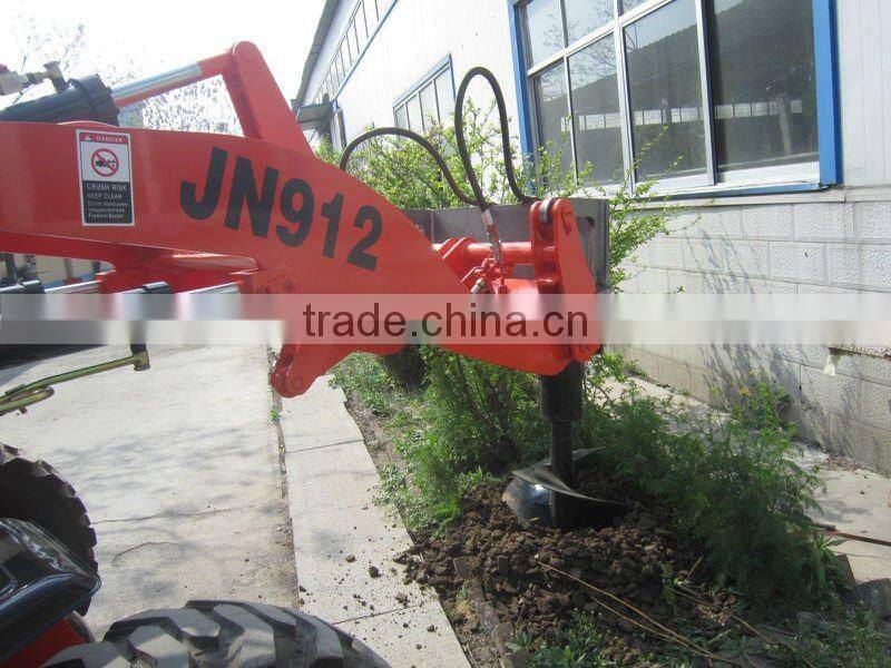 mini wheel loader with auger