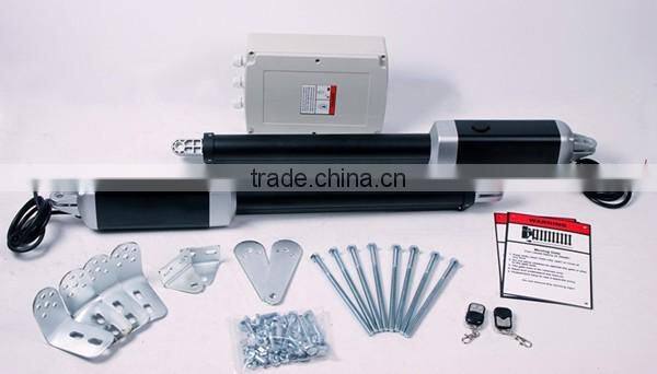 Telescopic Gate Kit Solar Power System Double Electric Swing Gate Opener