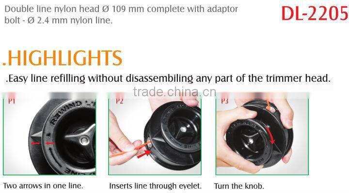 replacement parts manual feed trimmer head easy load brush cutter head