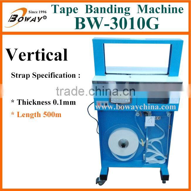 Desktop automatic seal and cut OPP & Paper Tape books tieing machine