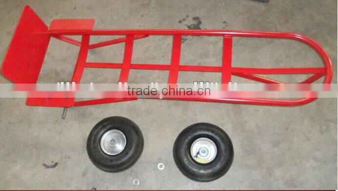 P handle steel hand truck trolley cart for sale