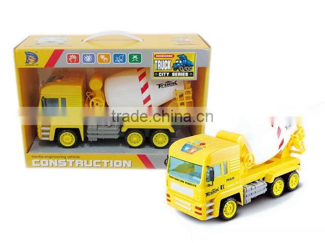 2016 new design concrete mixer toy for children in window box