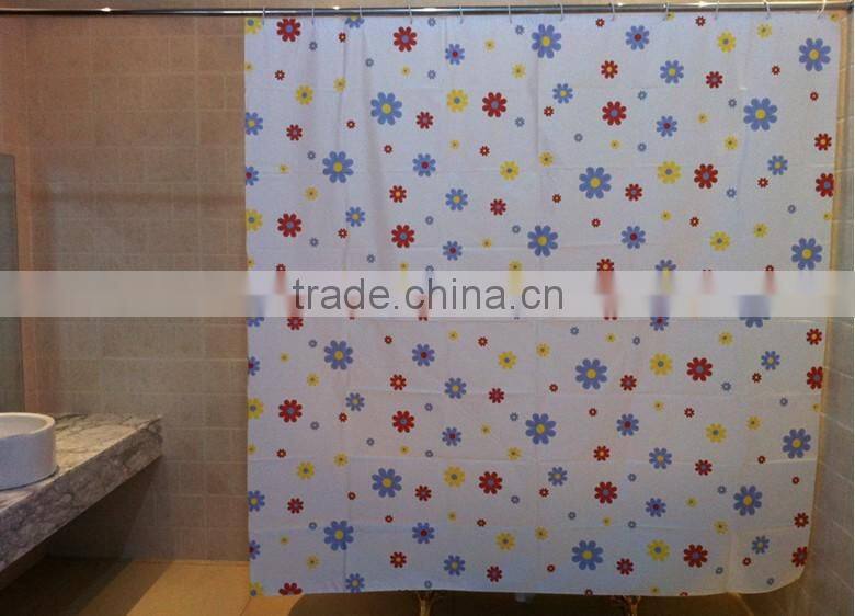 2016 EU and USA best choose and fashionable priting shower curtain/bath curtain with lowest price