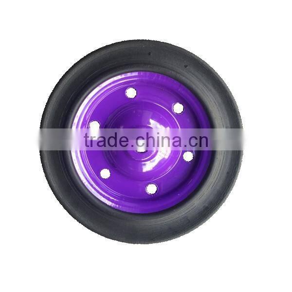 wheelbarrow WB3800 13"x3" solid rubber powder wheel