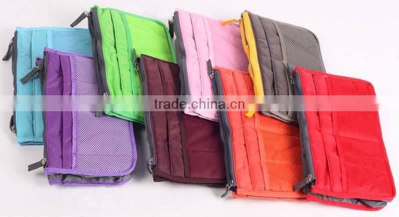 2015 Women's Bag Purse Travel Organiser Organizer Insert Designer Handbag Pouch Large Liner make up storagebag