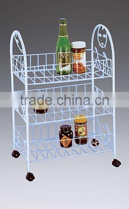 38-2 3-tier cat-head shape kitchen wire shelving