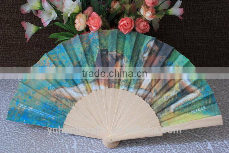 Anji Hand Fan Factory Spanish wood fan wholesale