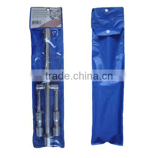Carbon Steel Material And Foldable Cross Rim Wrench Type Wheel Wrench
