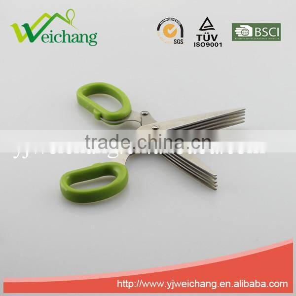 WCM34 premium Soft grip Stainless Steel Precision 5 LAYER BLADES SCISSOR New Design