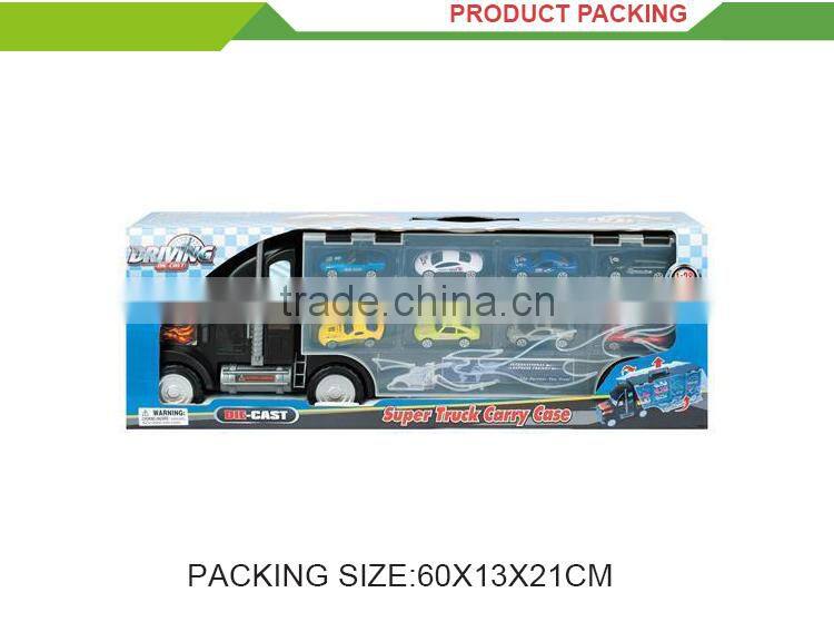 New style large container toys diecast model car metal truck model