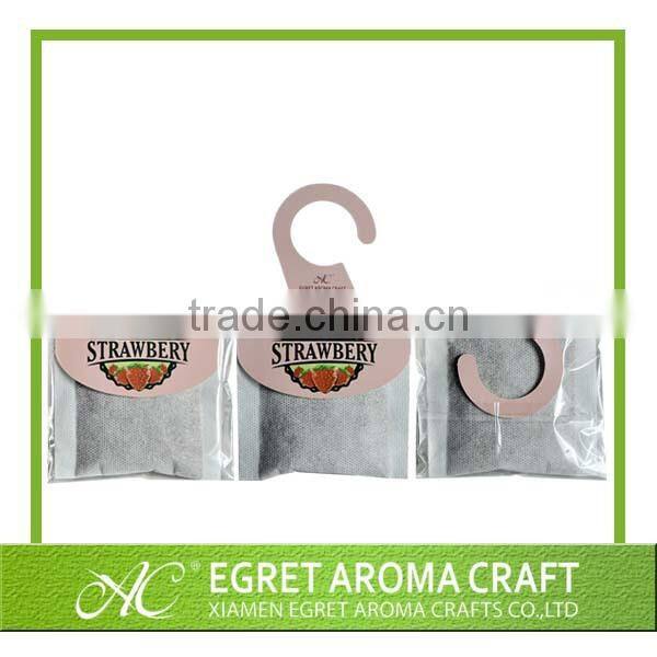Factory price customized logo hanging non-woven package botanical sachet