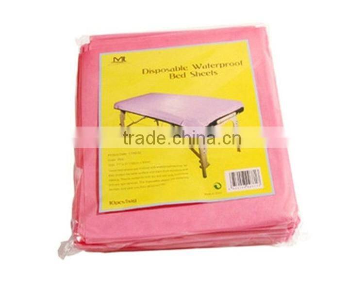 14 years factory China supplier produce kinds of nonwoven products disposable hospital bed sheets