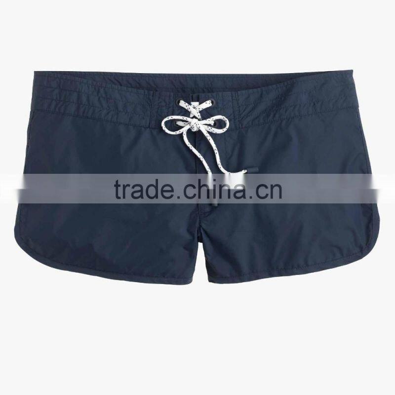 Wholesale Custom Woman Summer Fashion Dry Quick Nylon Beach Retro Sexy Board Surf Shorts