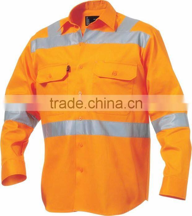 New Long Sleeve Reflective Tape Workwear Uniform