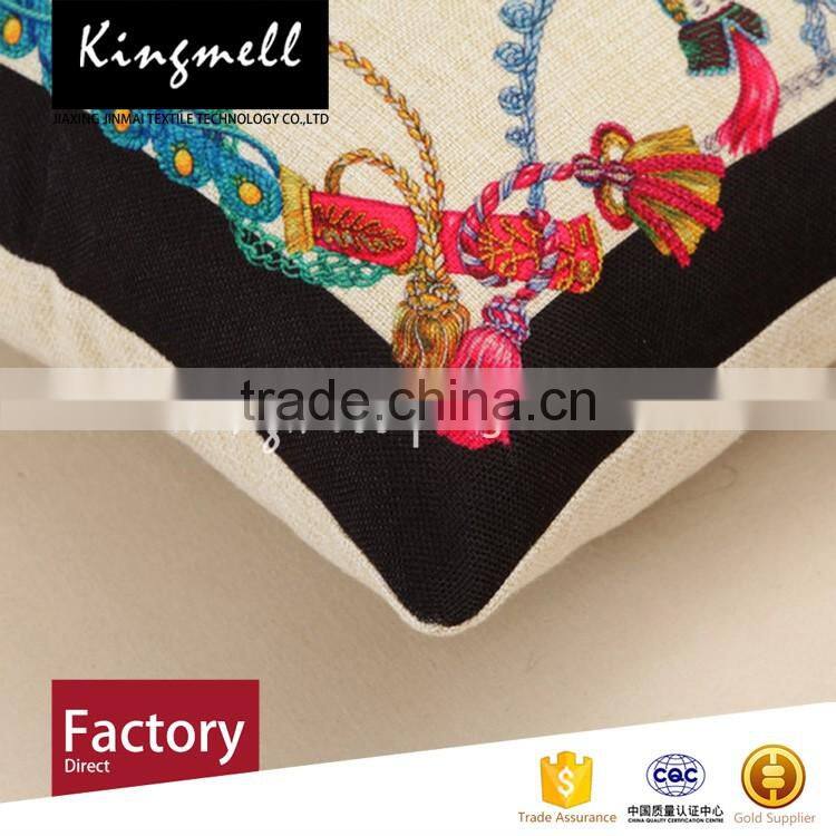 Customized 2017 cotton linen cushions for sofas hot cushions