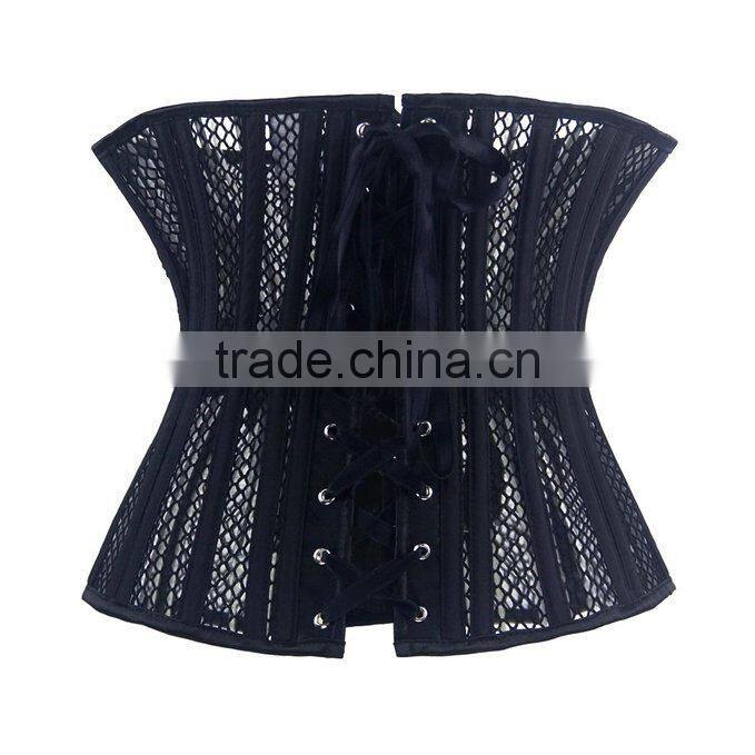 Sexy Summer Hot Gothic Corset Mesh Bustier