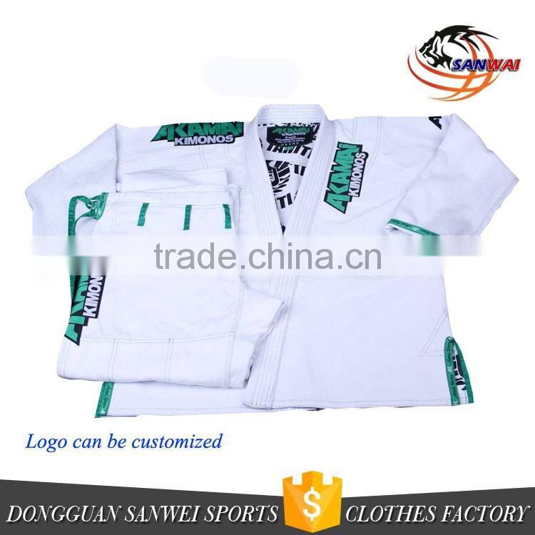 jiu jitsu patches gi for adult white/blue/black color kimono bjj gi
