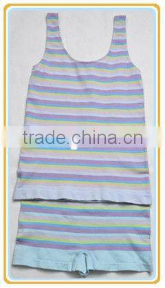 seamless women's panties suit with stripe
