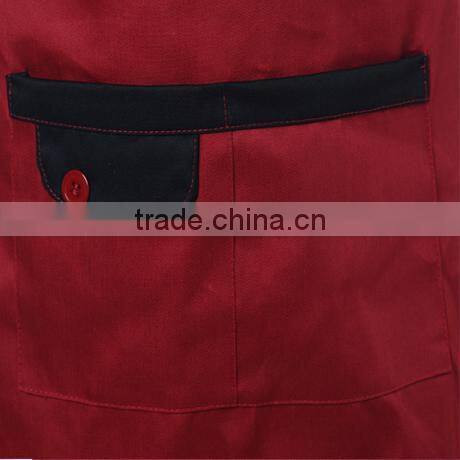 printed custom cotton kitchen apron for chef factory supply directly