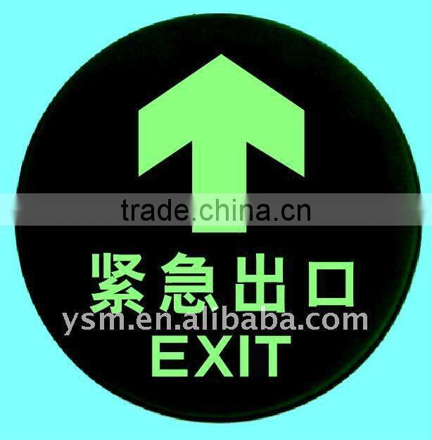 arlicy type printable luminescent film for warming sign can emitting green light