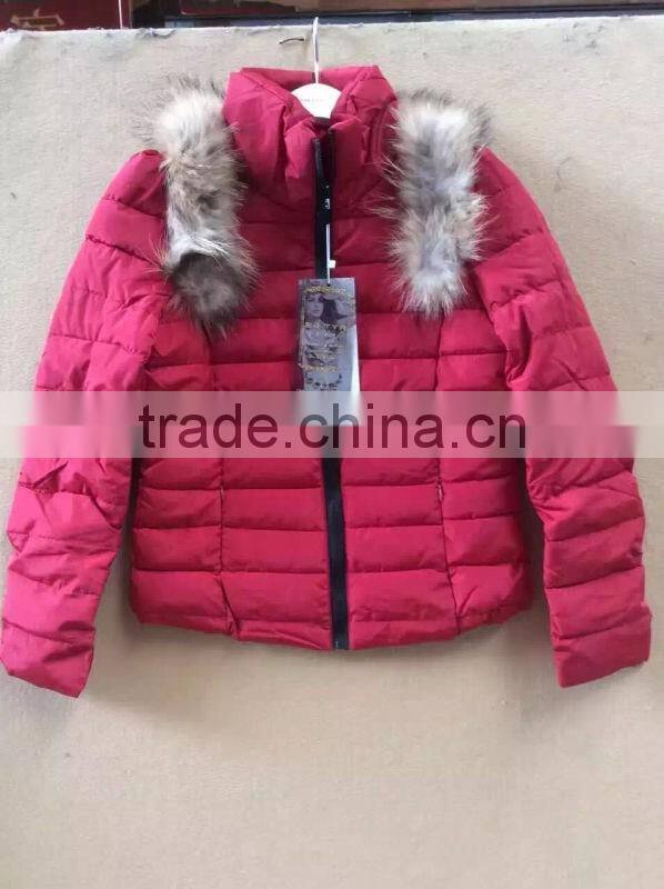 GZY 2016 Most popular design cheap price winter coats wholesale women coat