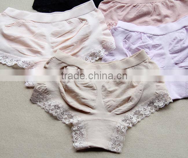 Wholesale comfortable lady panty with lace